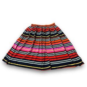 ECI New York Women's Striped Skirt A-Line Size Small 26 x 25‎
